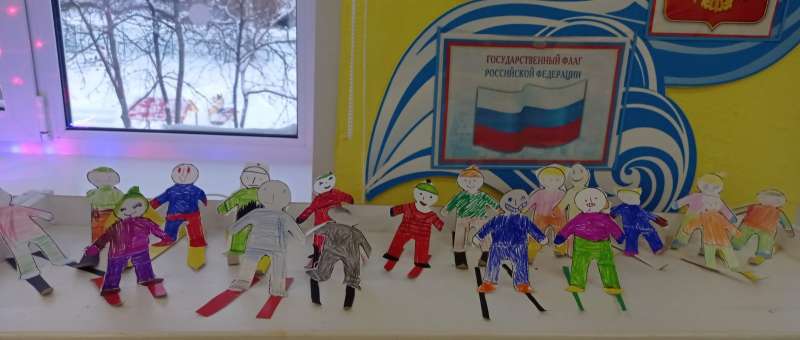 Юные лыжники!
