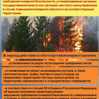 Особый противопожарный режим!