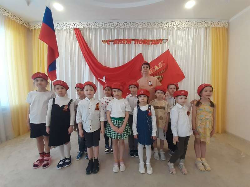 Юнармейцы-дошколята готовятся к Параду Победы!