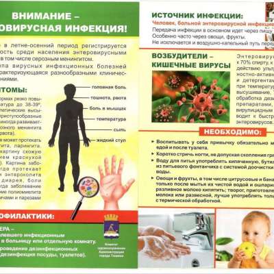 Внимание! Энтеровирусная инфекция!
